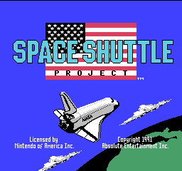 Space Shuttle Project Title Screen